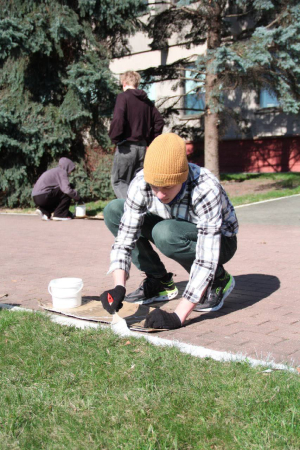 Республиканский субботник в Лицее им. Ф.Э. Дзержинского БГУ