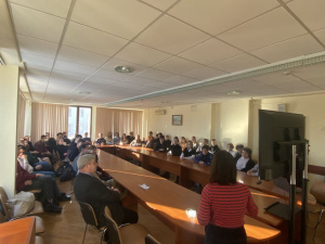 18 января состоялась встреча лицеистов с делегацией исторического факультета БГУ во главе с деканом Александром Геннадьевичем Кохановским.